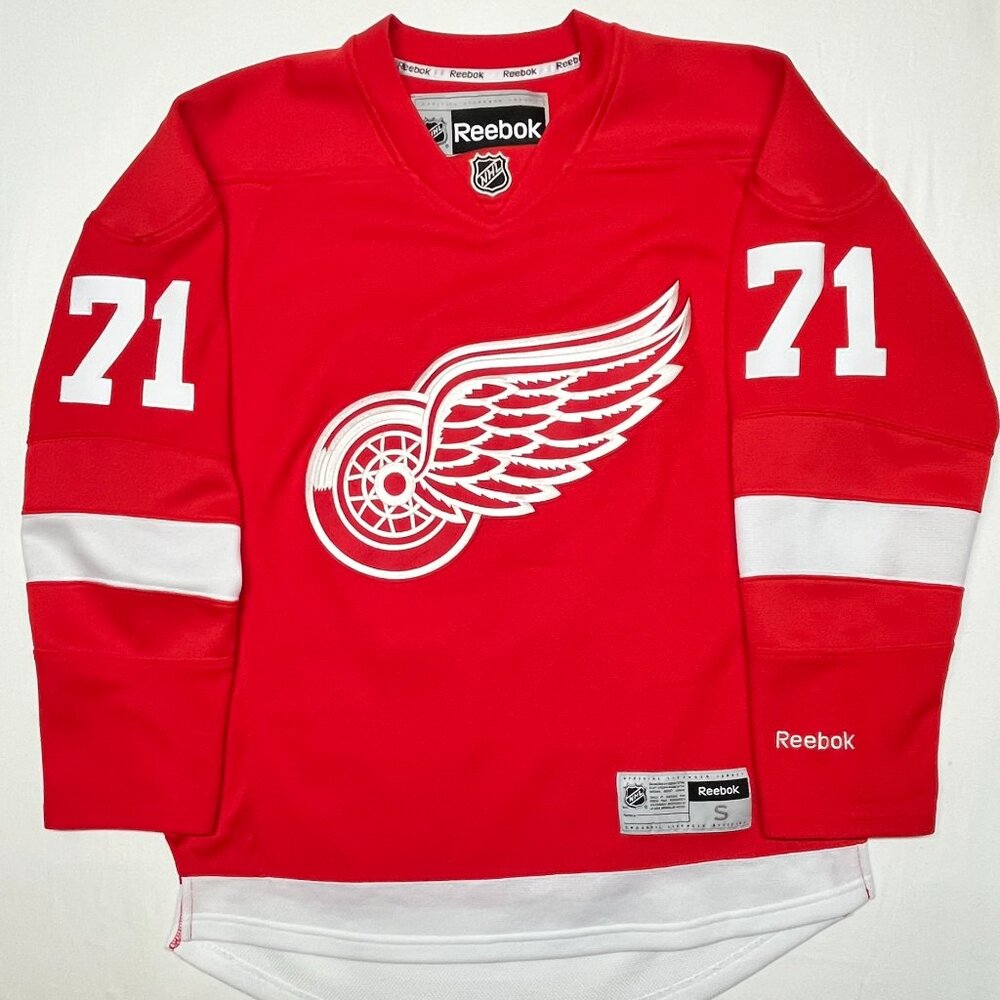 Reebok Detroit Red Wings Dylan Larkin #71 NHL Jersey Men’s Adult Small Official